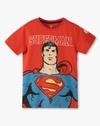 HS TShirt with Superman Print, RED