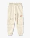 TRACKPANT WITH CARGO POACKE, BEIGE