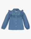 Girls Embellished Relaxed Fit Shirt