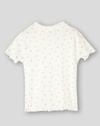 Girls Varigated Ribbed Round-Neck T-Shirt