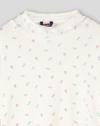 Girls Varigated Ribbed Round-Neck T-Shirt