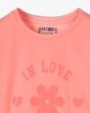 KG FRENDZ TSHIRTS, CORAL, 2-3Y