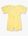 CROCHET YOKE ROMPER WITH P, YELLOW, 3-4Y
