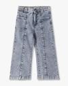 Bootcut Jeans with metal stu, BLUE, 2-3Y