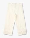 SCALLOP SCHIFFLI DETAIL PANT, ECRU, 5-6Y