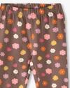 KG MINNIE FLORAL AOP LEGGIN, BROWN, 2-3Y