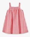 RED GINGHAM DRESS, RED, 3-4Y