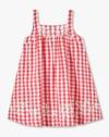 RED GINGHAM DRESS, RED, 3-4Y