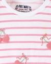 CHERRY REGULAR TSHIRT, WHITE, 7-8Y