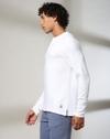 Men Pointelle-Knit Slim Fit Henley T-Shirt