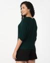 AW25TOPSLTS408, GREEN, M