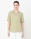 AW25SHIRTSLTB488, OLIVE, S