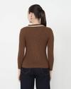 AW25TOPSLTS431, BROWN, S
