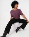 AW25TOPSLTS407, PURPLE, XL