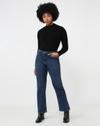 Women High-Rise Straight Fit Jeans