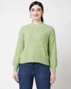 AW25SWEATERSWTSC1163, GREEN, S