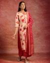 Women Floral Print Straight Kurta with Palazzos & Dupatta