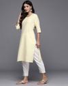 Women Sequin Embellished Straight Kurta
