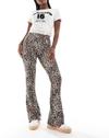 MISS WOMEN LEGGINGS, LEOPARD, UK 14