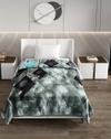 Geometric Print Single-Size Reversible Winter Blanket