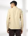 NP 35 FS BSC SHIRT WITH FRENC, KHAKI, 40