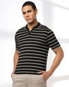 ULTIMATE STRIPER POLO 11, BLACK, S