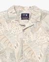 RAYON RESORT SHIRT WO POCKET, KHAKI, 38
