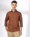 NP35 BASIC FS SHIRT, BROWN, 42