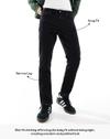 ASOS MEN JEANS, BLACK, W32 L32