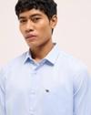 Men Woven Design Tailored Fit, BLUE, XL