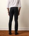 Men Solid Slim Fit Formal Trou, BLUE, 38