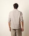 Men Striped Slim Fit Casual Sh, CREAM, L