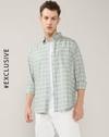 ALPH MEN SHIRTS, GREEN, L