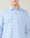 ALPH MEN SHIRTS, BLUE, M
