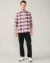 ALPH MEN SHIRTS, MAROON, S