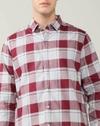 ALPH MEN SHIRTS, MAROON, S
