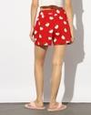 RELAXED FIT PULL ON SHORTS, RED, XXL