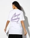 Character Print Crew-Neck T-Shirt