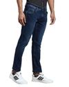 Men Stone Washed Slim Tapered Fit Jeans