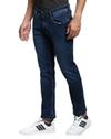 Men Stone Washed Slim Tapered Fit Jeans