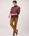 BASIC CLEAN WAISTBAND TRS IN, KHAKI, 38