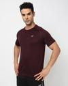 Men Regular Fit Crew-Neck Running T-Shirt