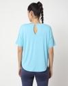 Women Printed Loose Fit Yoga T-Shirt