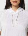 COTTON POLYESTER, WHITE, XXL