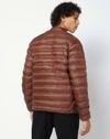 Men Puffer Bomber Regular Fit Jacket