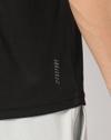 Graphic logo Print TShirt, JET BLACK, S