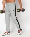 MENS SIDE PANEL WOVEN TRACKPANT, GREY, S