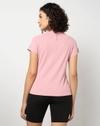 Women Logo Print Regular Fit Crew-Neck T-Shirt