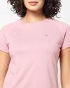 Women Logo Print Regular Fit Crew-Neck T-Shirt
