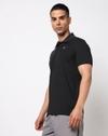 Men Cutaway-Collar Regular Fit Polo T-Shirt